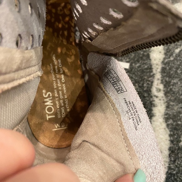 🔻🔻PRICE DROP🔻🔻Toms open toe booties - Picture 9 of 9